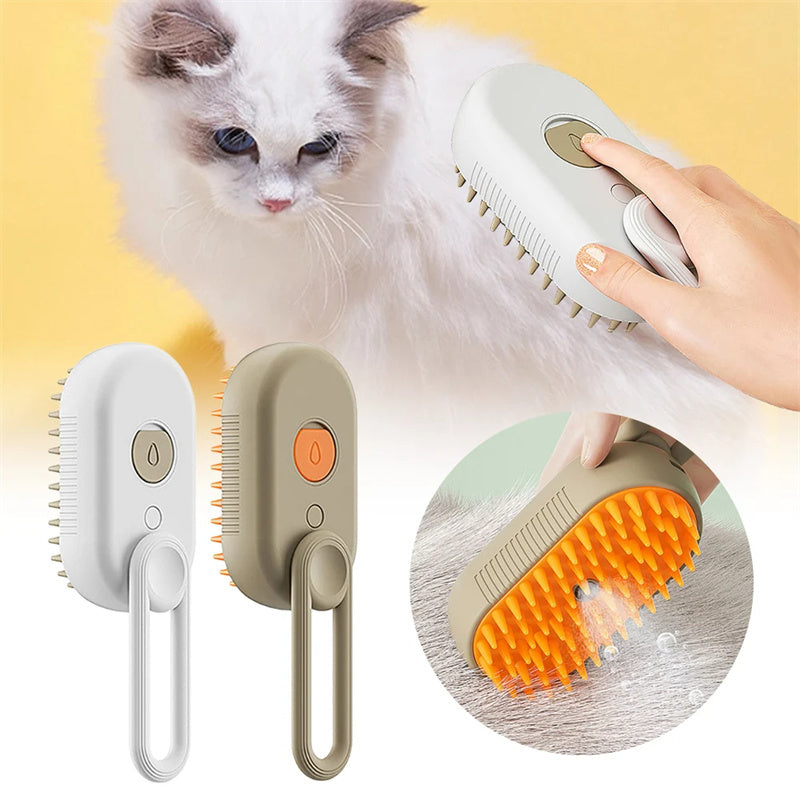 3 In 1 Electric Spray Cat Hair Brushes